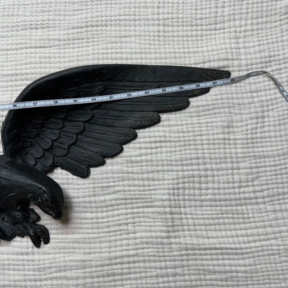 Federal eagle patriotic Americana wall hanging art vintage molded plastic plaque - Picture 13 of 15